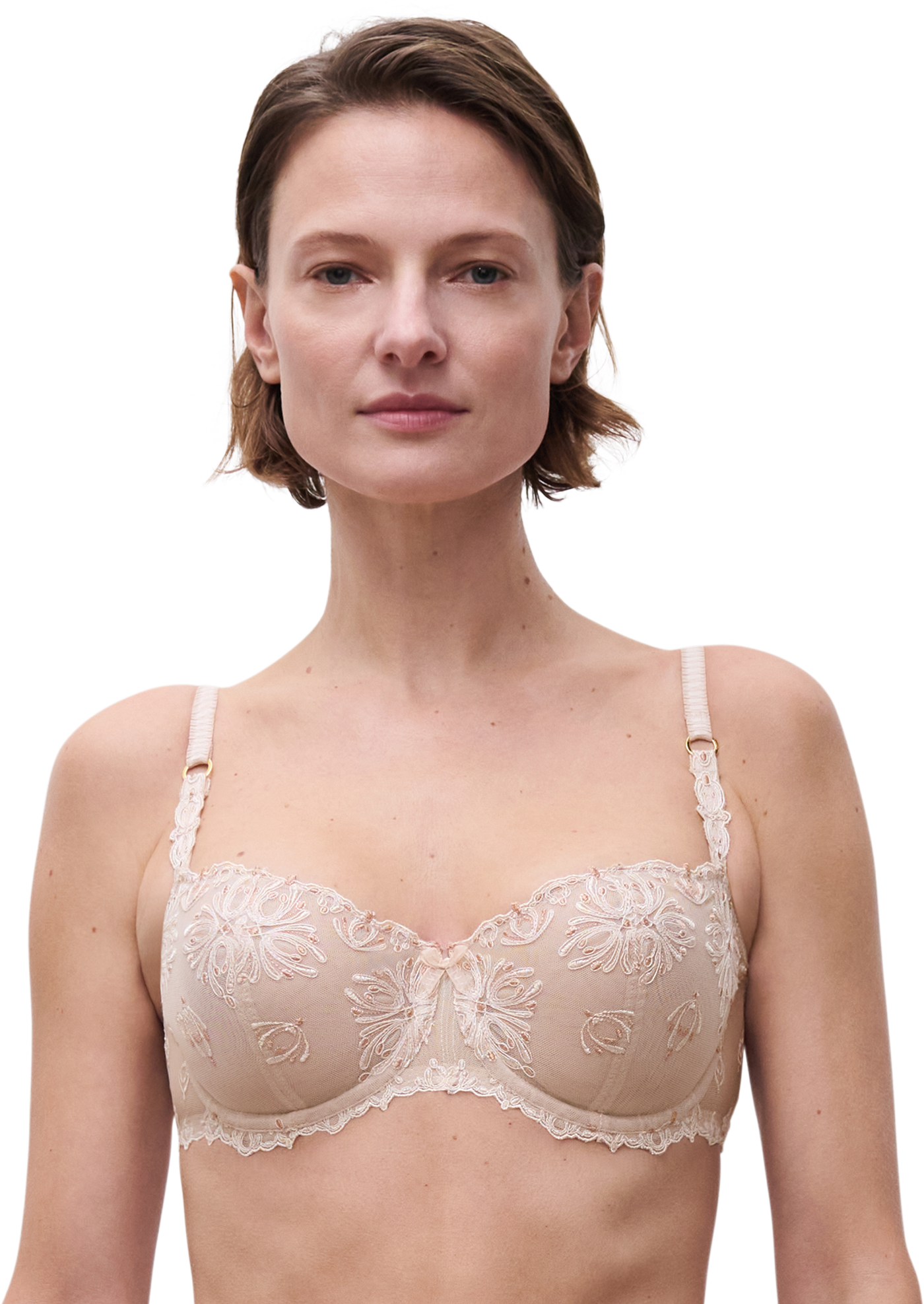 Chantelle Champs Elysees Balconette Bra Cappuccino