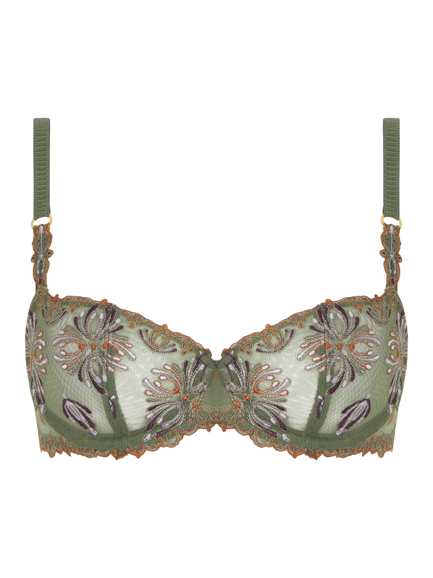 Chantelle Champs Elysees Balconette Bra Kiwi