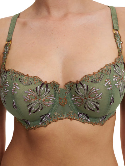Chantelle Champs Elysees Balconette Bra Kiwi