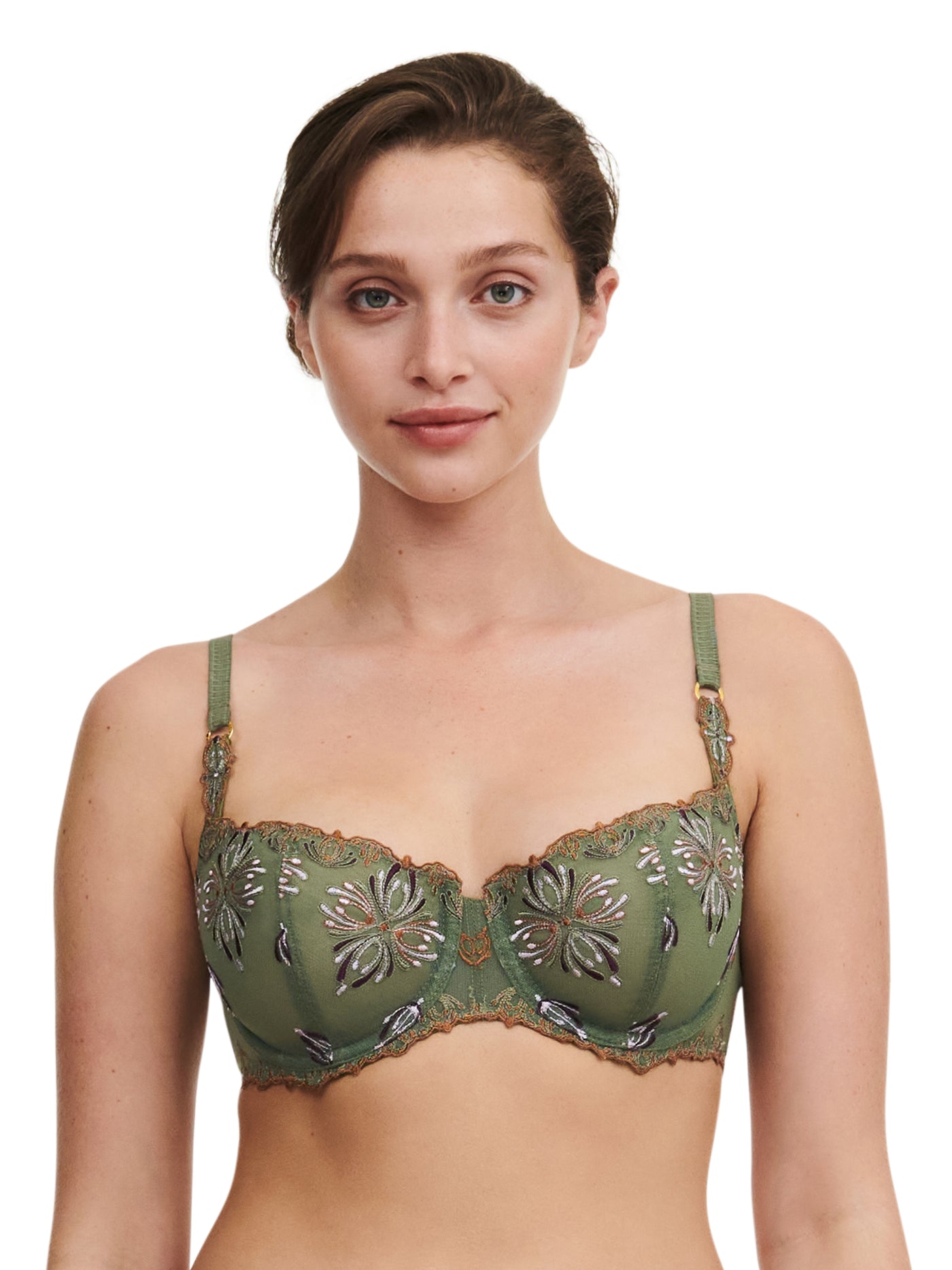 Chantelle Champs Elysees Balconette Bra Kiwi