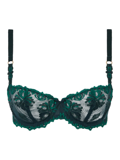 Chantelle Champs Elysees Balconette Bra Vert Eden