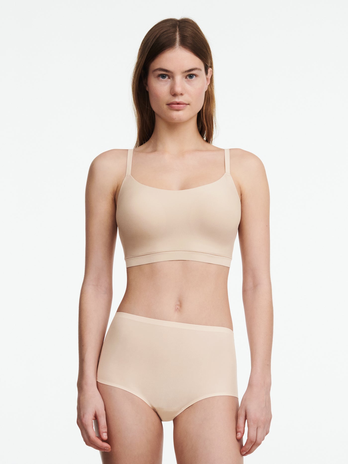 Chantelle Softstretch High Waisted Brief Golden Beige