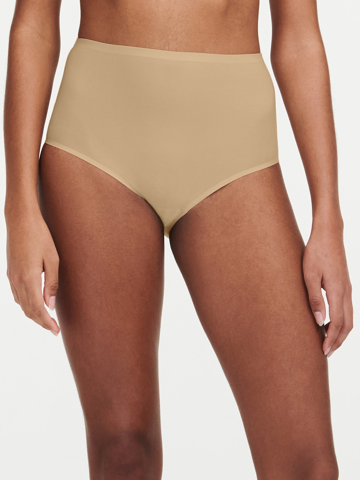 Chantelle Softstretch High Waisted Brief Nude Sand