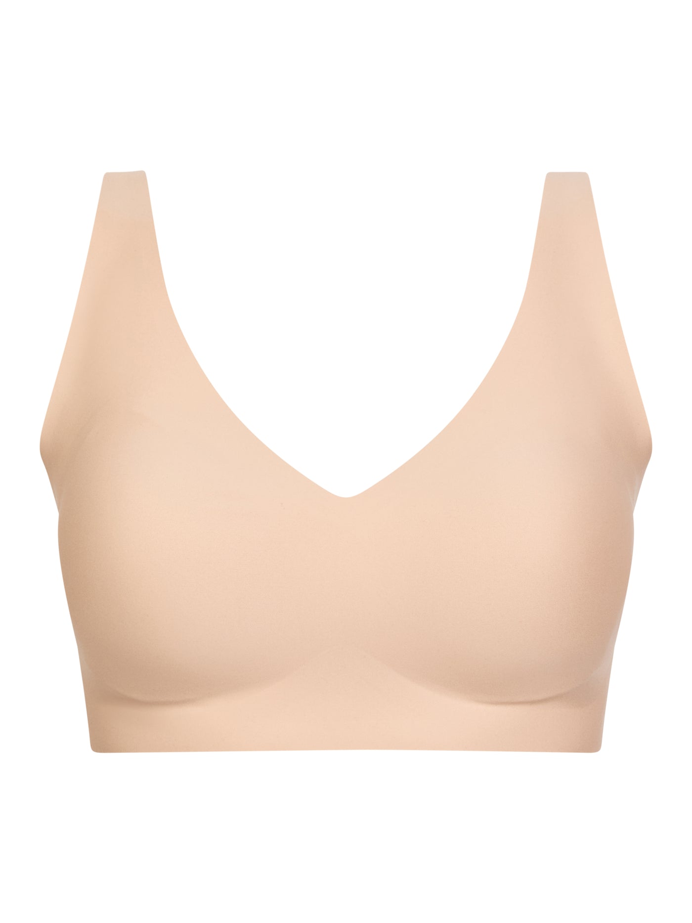 Chantelle Softstretch Power Plunge Wirefreebra Golden Beige