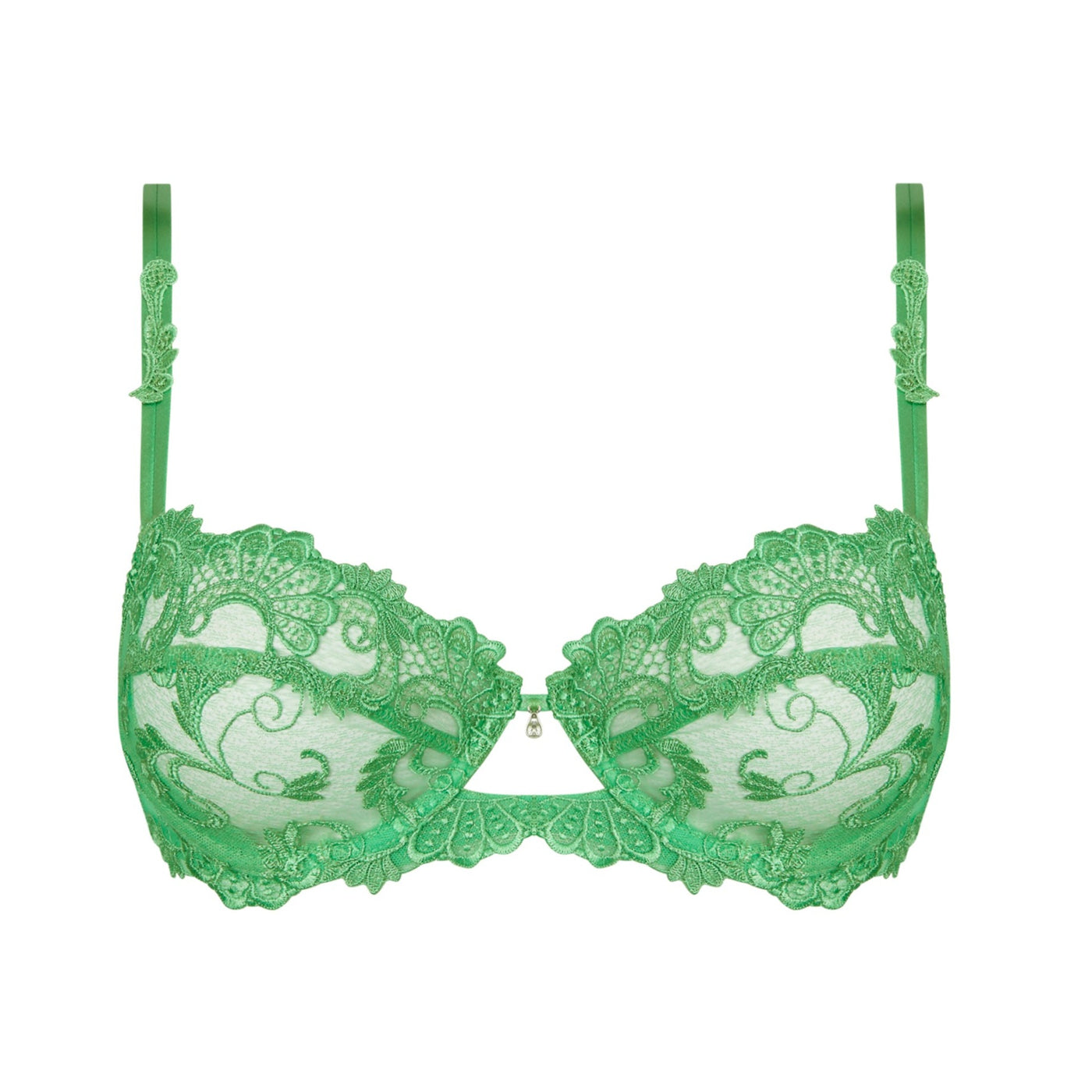 Lise Charmel Dressing Floral Half Cup Bra Dressing Emeraude