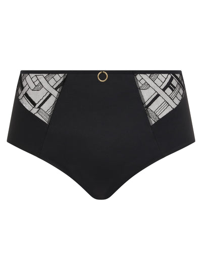Chantelle Graphic Support High Waisted Full Brief Black