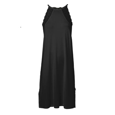 Pearl Design Stockholm Diana Halterneck Night Dress Black