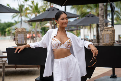 Kaanda Beach Life Minnie pants White