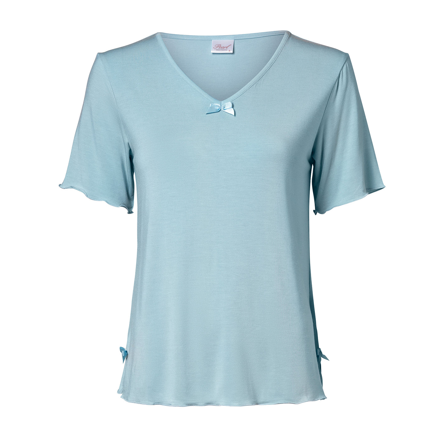 Pearl Design Stockholm Elegance topp med kort ärm Blue Dream