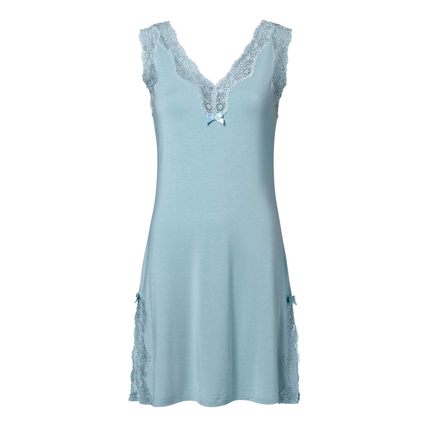 Pearl Design Stockholm Elegance V-ringat nattlinne Blue dream