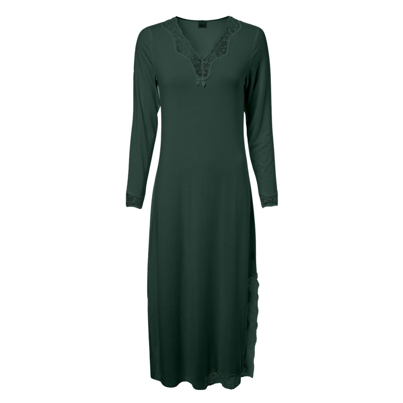 Pearl Design Stockholm Elegance L/S Night Gown Forest Green