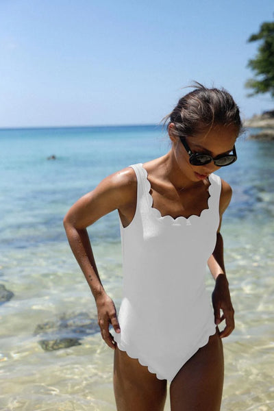 Kaanda Beach life Venus tank baddräkt White
