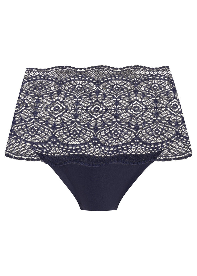 Fantasie Lace Ease Invisible Stretch lace brief Navy