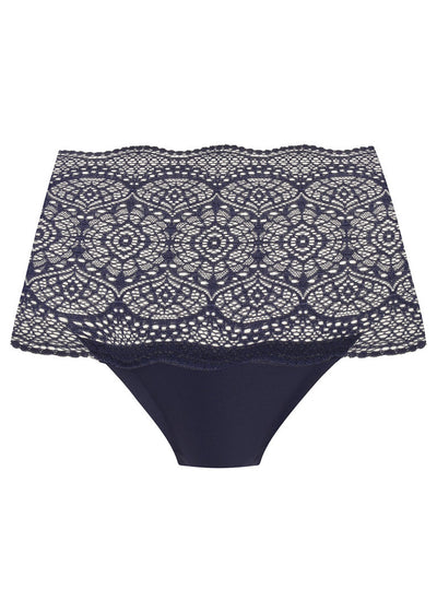 Fantasie Lace Ease Invisible Stretch lace brief Navy