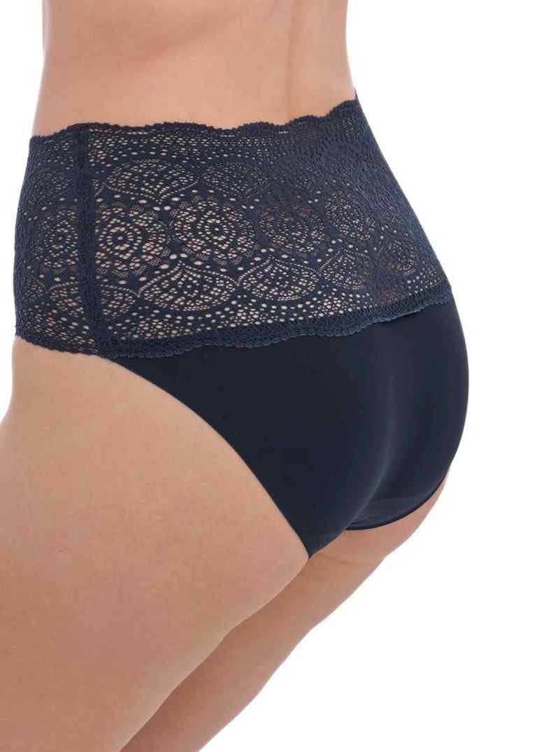 Fantasie Lace Ease Invisible Stretch lace brief Navy