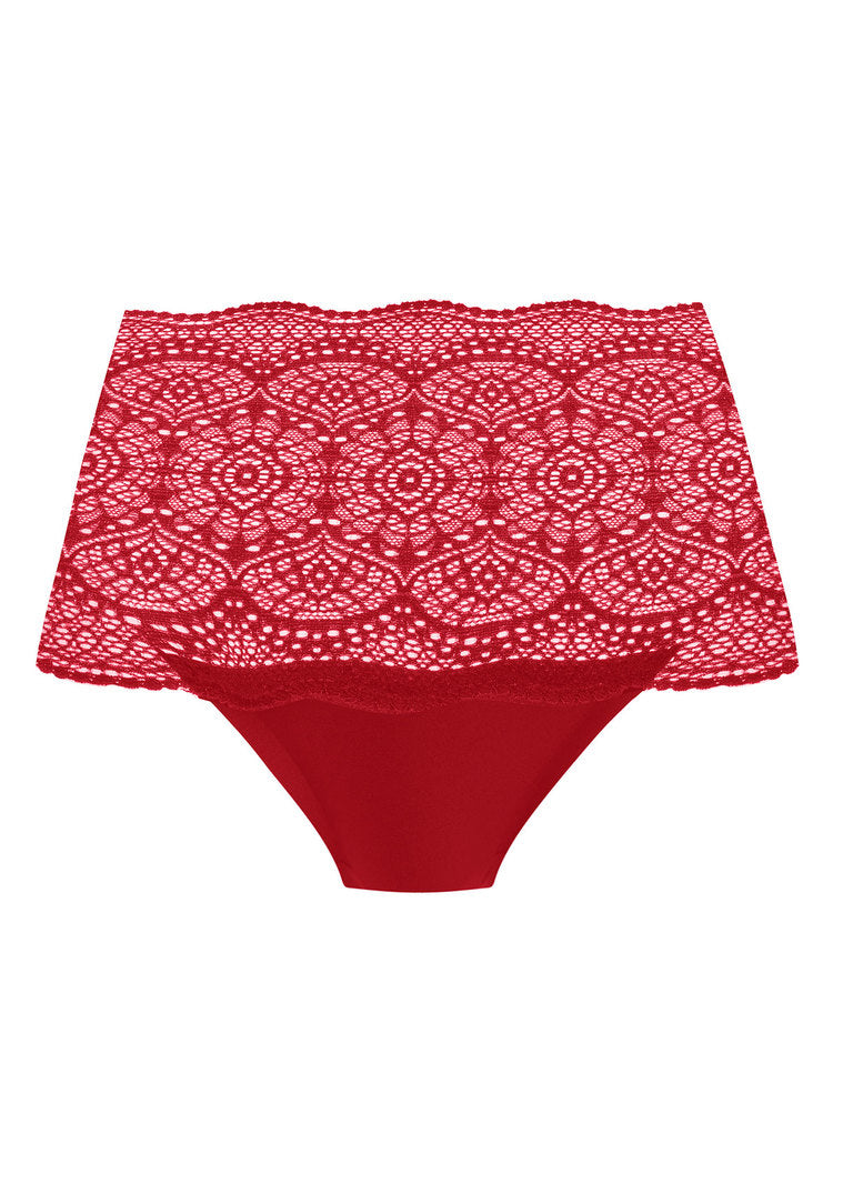 Fantasie Lace Ease Invisible Stretch lace brief Red