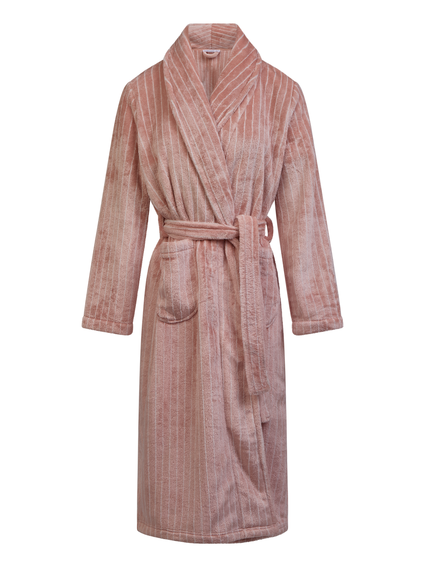 Femilet Teddy Robe Egret / Blush