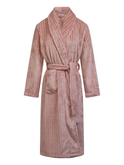 Femilet Teddy Robe Egret / Blush
