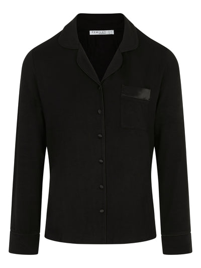 Chantelle Daisy T-shirt Long sleeves Black