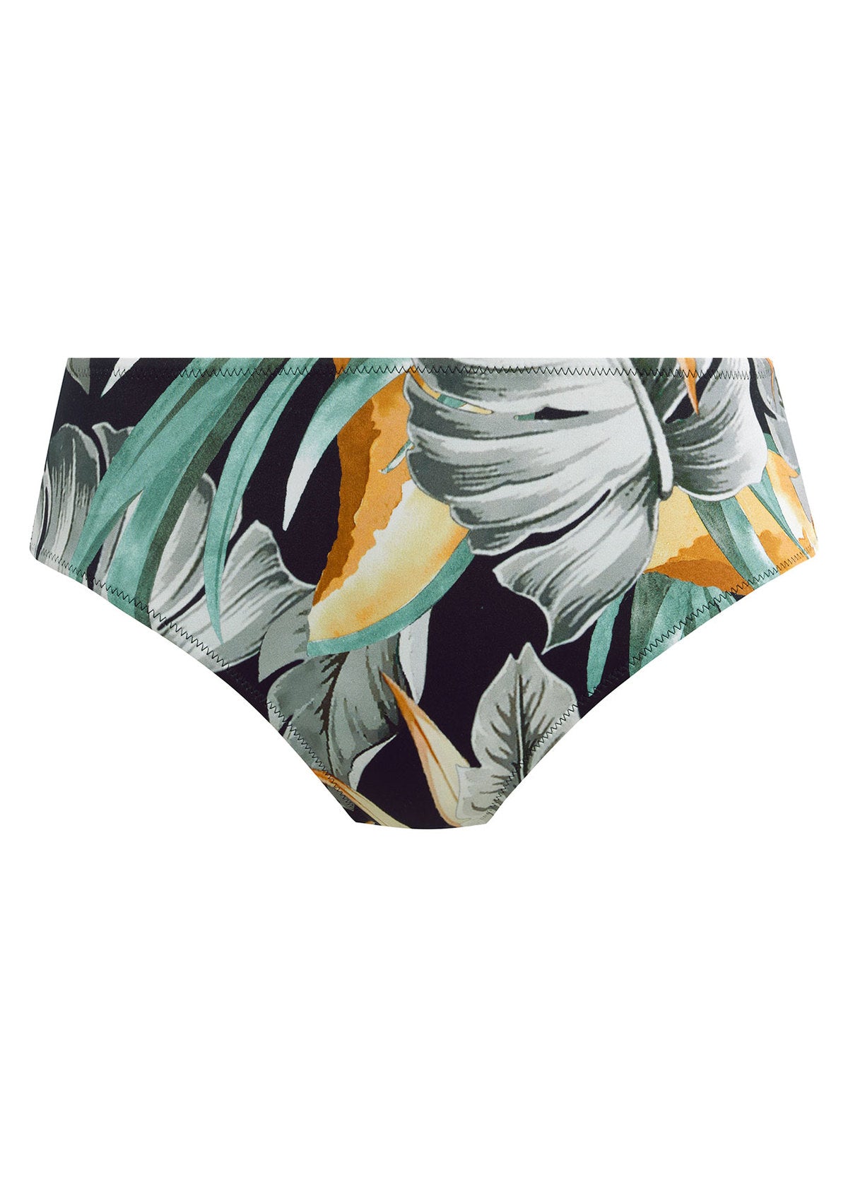 Fantasie Swim Bamboo Grove Jet Mid Rise Bikini Brief