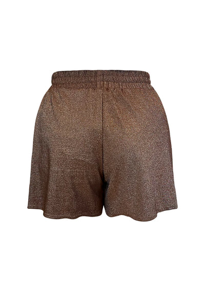 Kaanda Beach Life Lurex short Golden nougat