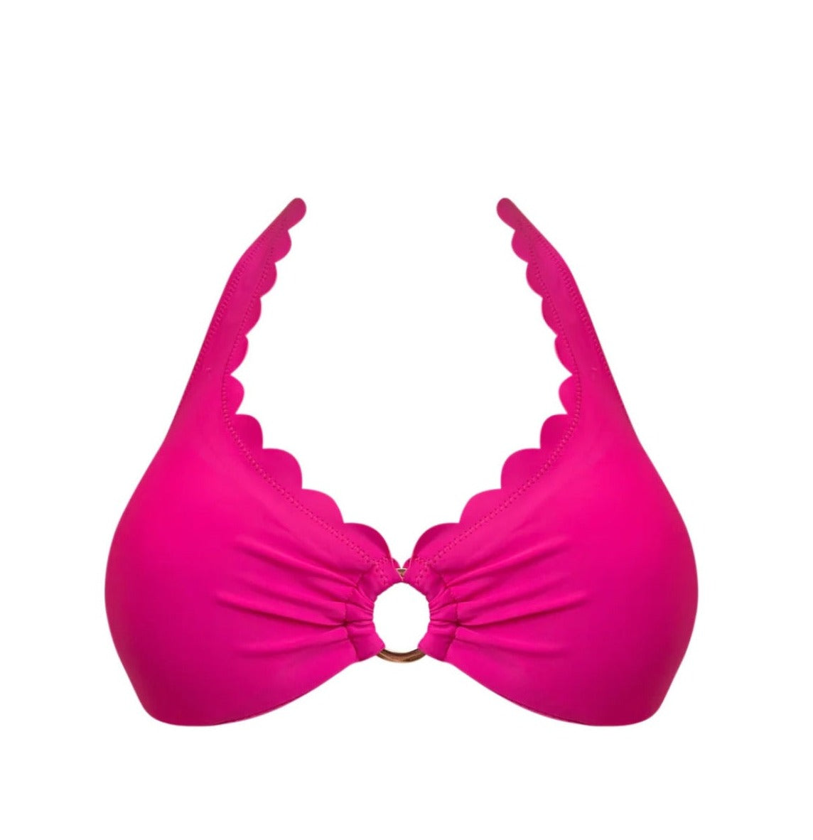 Kaanda Beach life Venus underwire halter bikini top pink