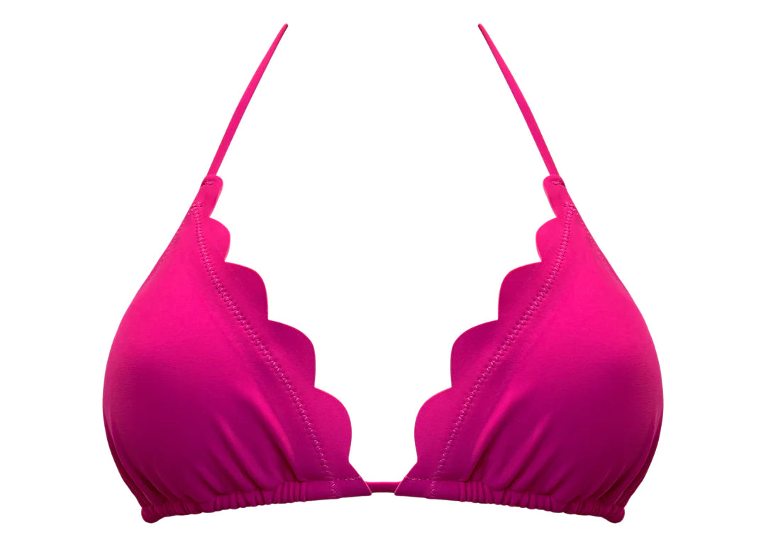 Kaanda Beach life Venus triangle bikini top pink