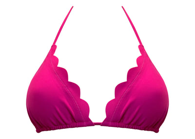 Kaanda Beach life Venus triangle bikini top pink