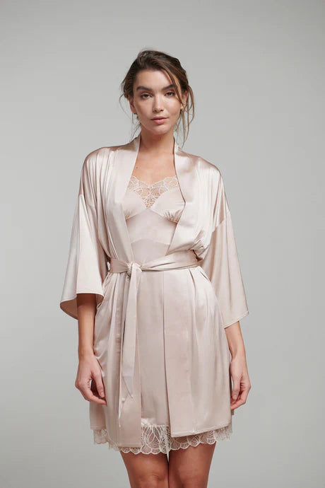 Chambres Natalie Slip Dress Champange