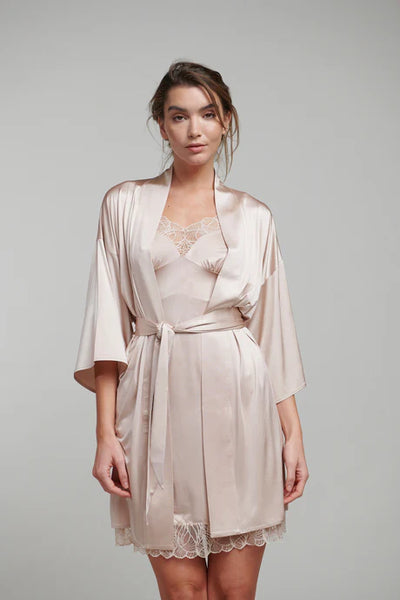 Chambres Natalie Slip Dress Champange