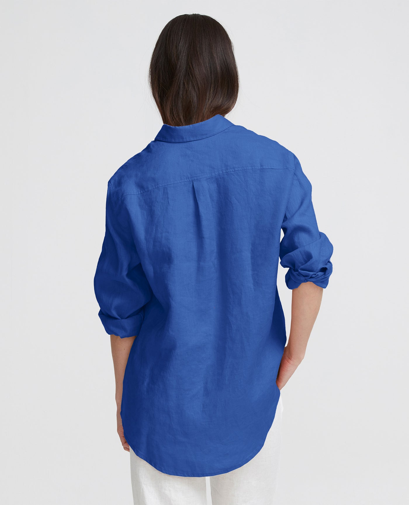 Milook Kim shirt Sax Blue