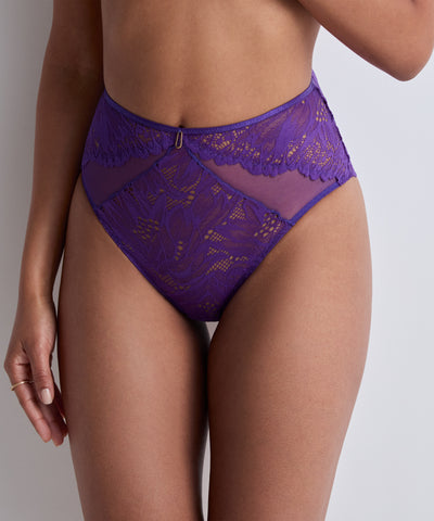 Aubade Flowermania High-waist brief Purple