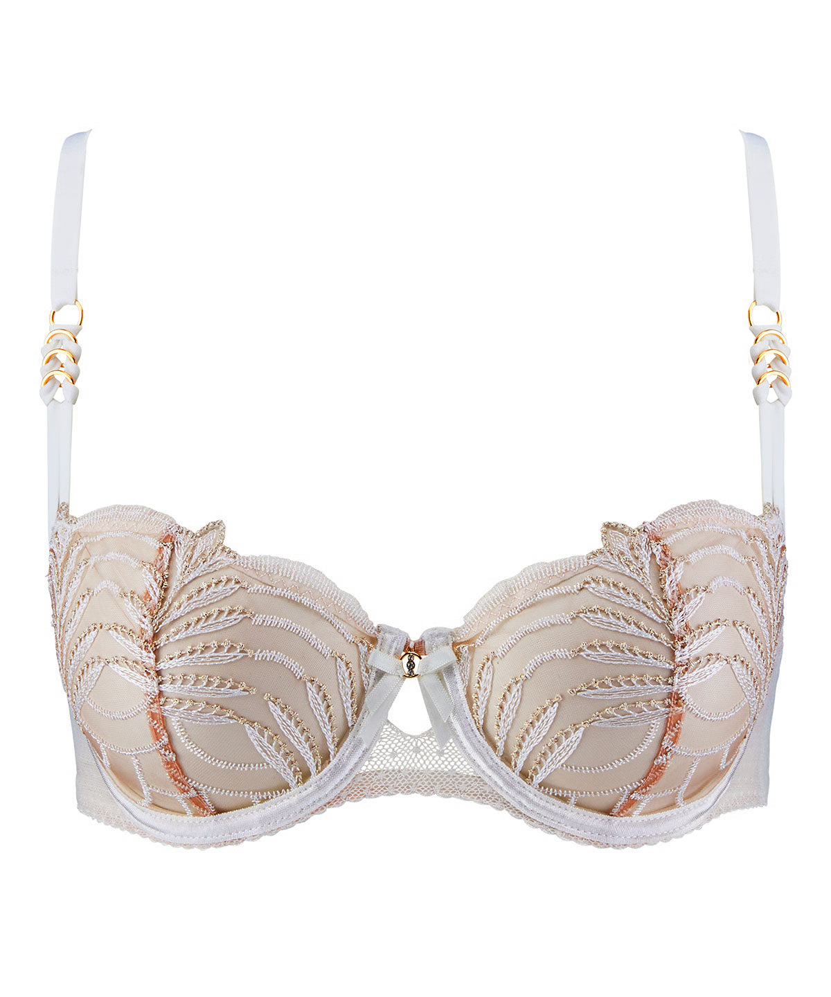 Aubade Hypnolove Half cup bra Gold Feather