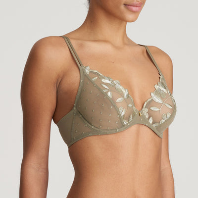 Marie Jo Agnes Plunge bra Golden Olive