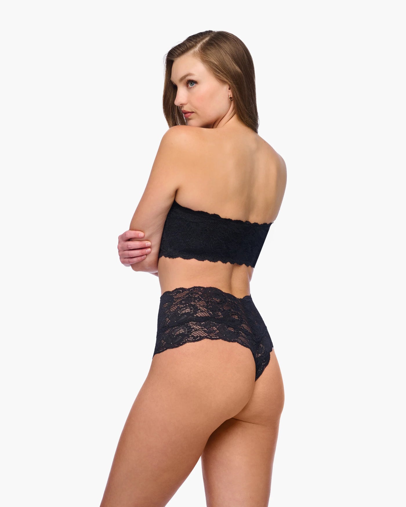 Cosabella High waisted Thong Black