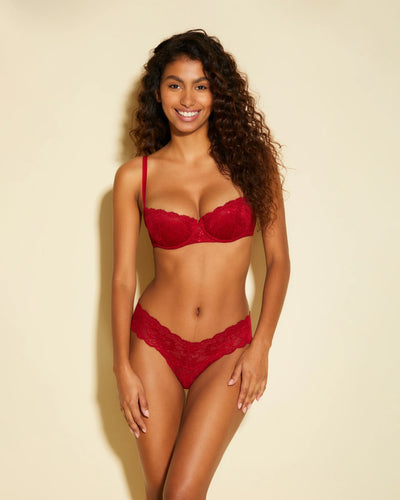 Cosabella Never say never Cutie thong Sindoor red