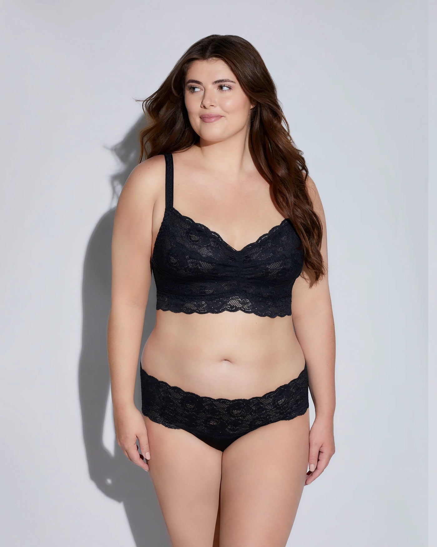 Cosabella Never say never Extended Sweetie bralette Black