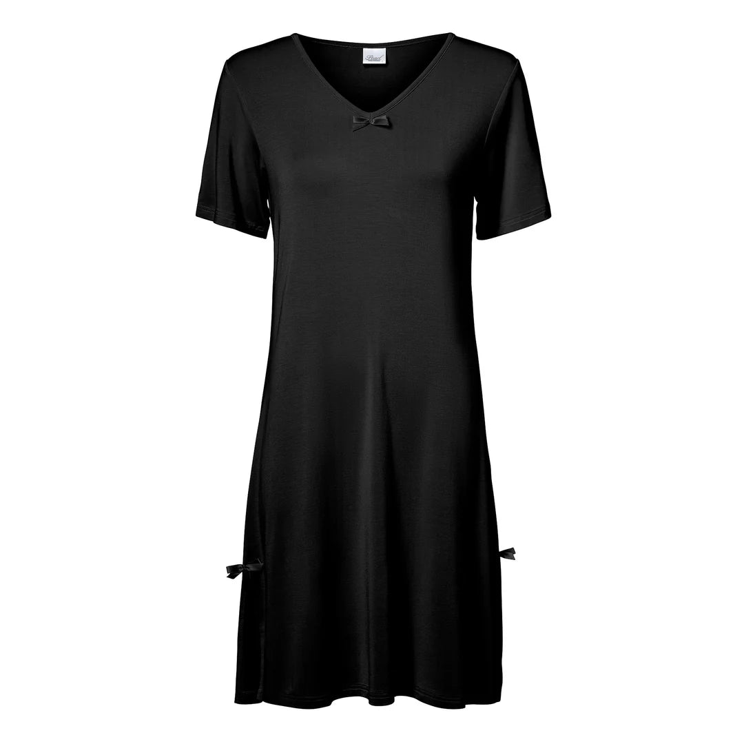 Pearl Design Stockholm Noelia S/S Night Dress Black