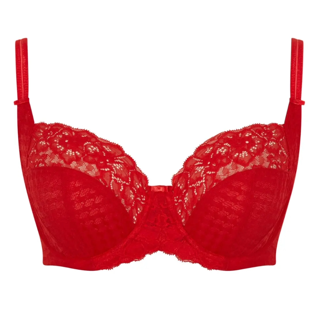 Panache Envy Full Cup Bra Poppy red