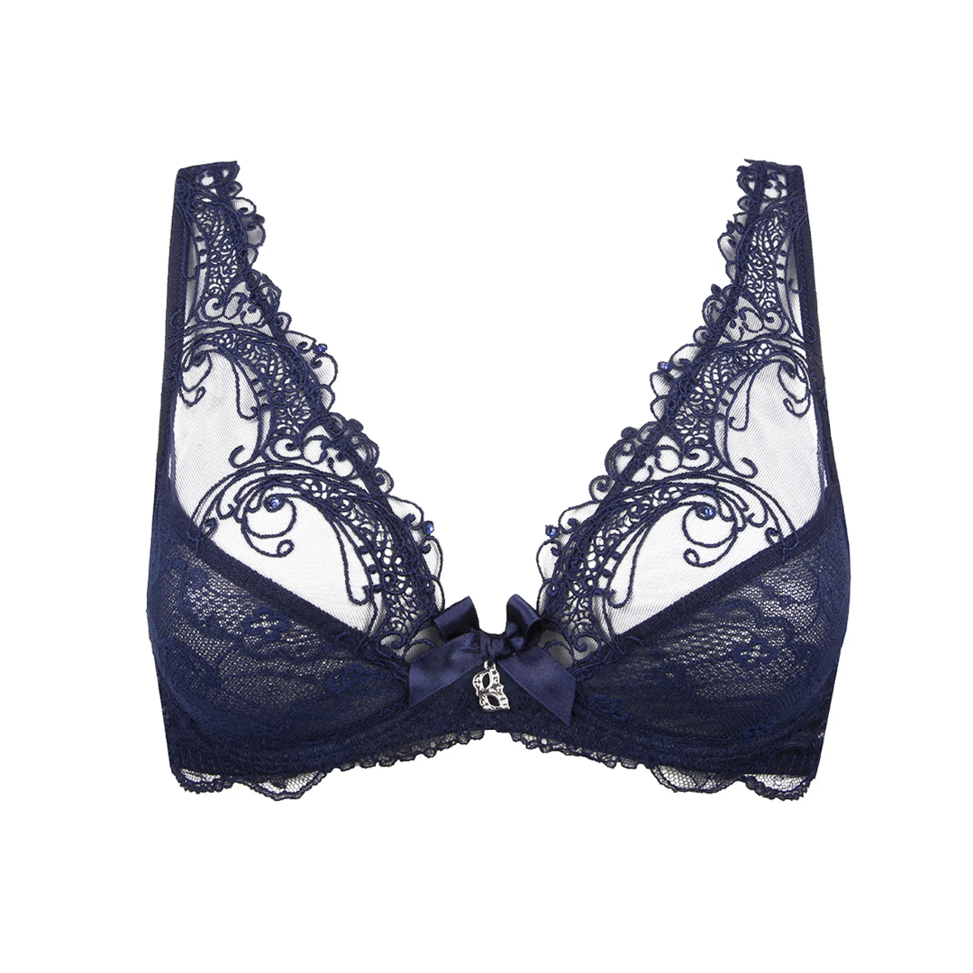 Lise Charmel Soir de Venise Plunge Bra Blue