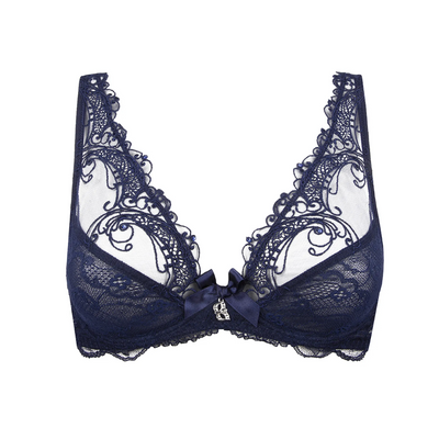 Lise Charmel Soir de Venise Plunge Bra Blue