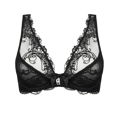 Lise Charmel Soir de Venise Plunge Bra Noir