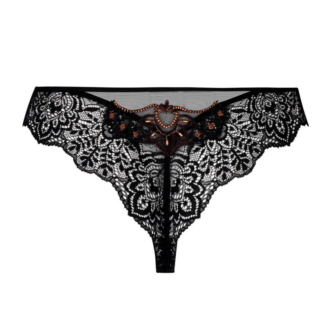 Lise Charmel Fauve Amour Thong Ambre Panthere