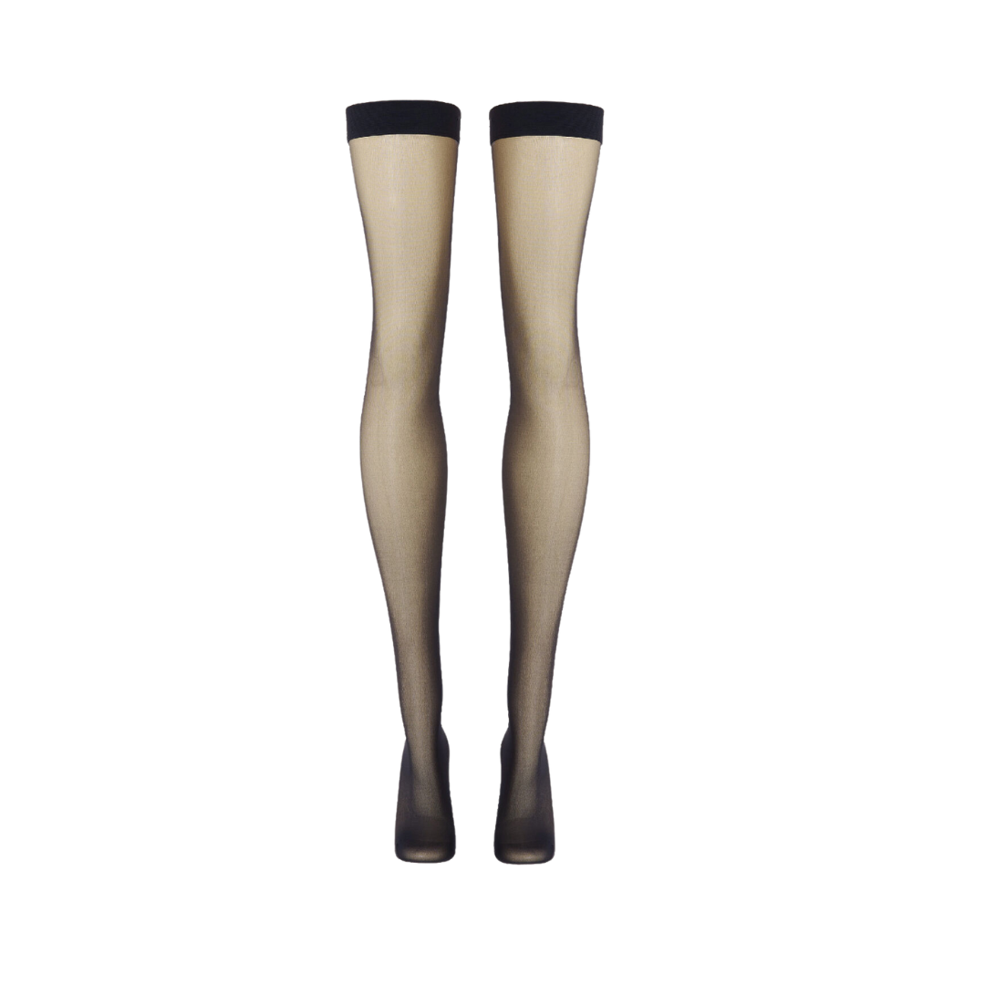 Wolford Individual 10 Stay-Up Black