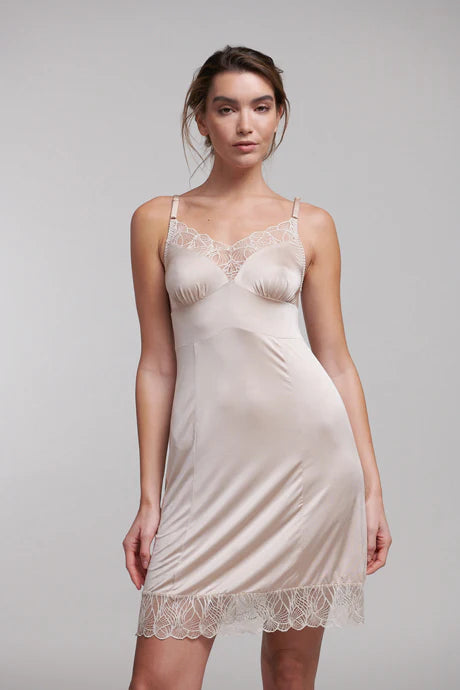 Chambres Natalie Slip Dress Champange