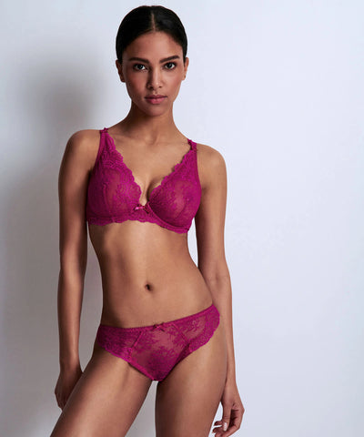 Aubade Danse Des Sens triangle plunge bra Pink Pulsion