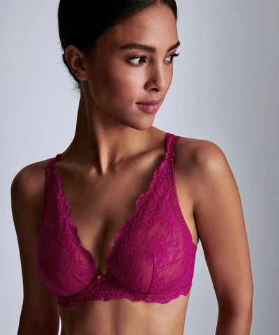 Aubade Danse Des Sens triangle plunge bra Pink Pulsion