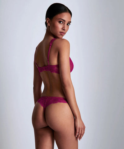 Aubade Danse Des Sens triangle plunge bra Pink Pulsion