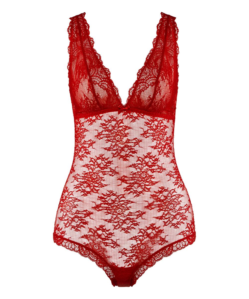 Aubade Danse des sens all lace body Irresistible Red