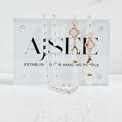 Ajsee Kedja Pearls Light pink